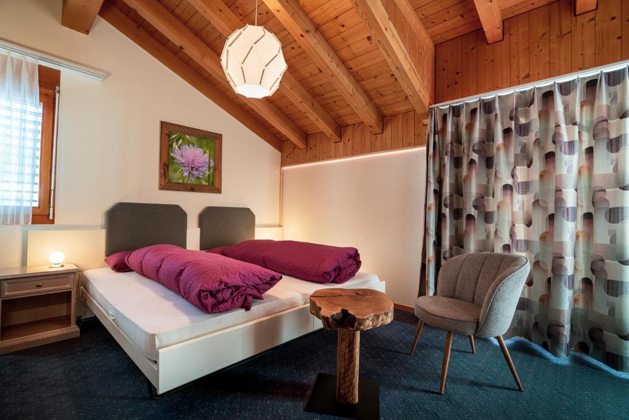 Kulinarik & Geniesser Hotel Strauss Fiesch Bagian luar foto